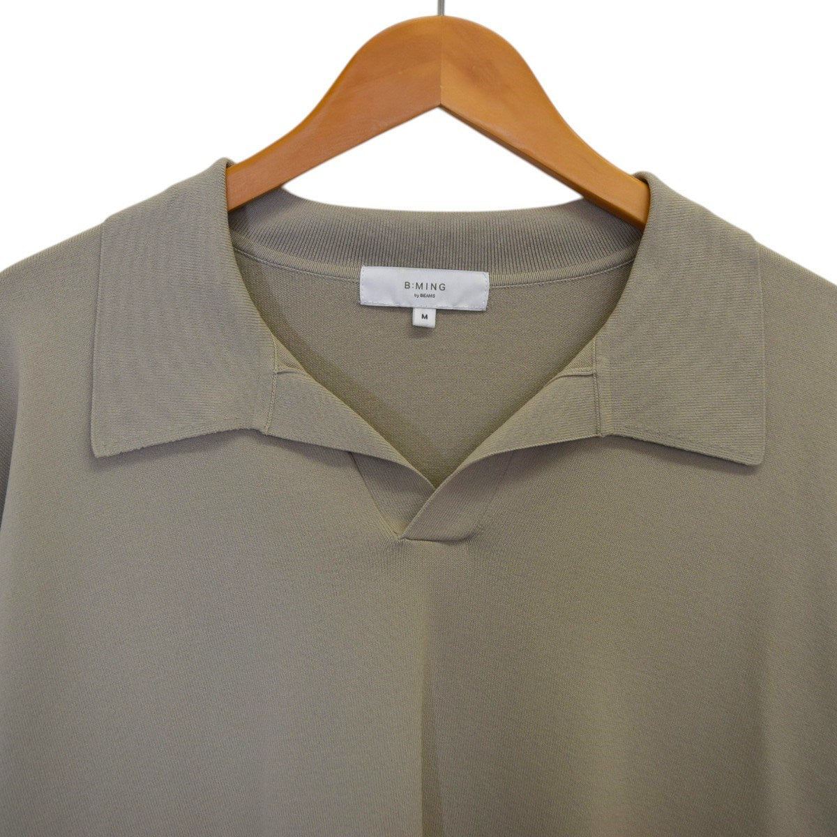 14Gスキッパーポロニットポロシャツ