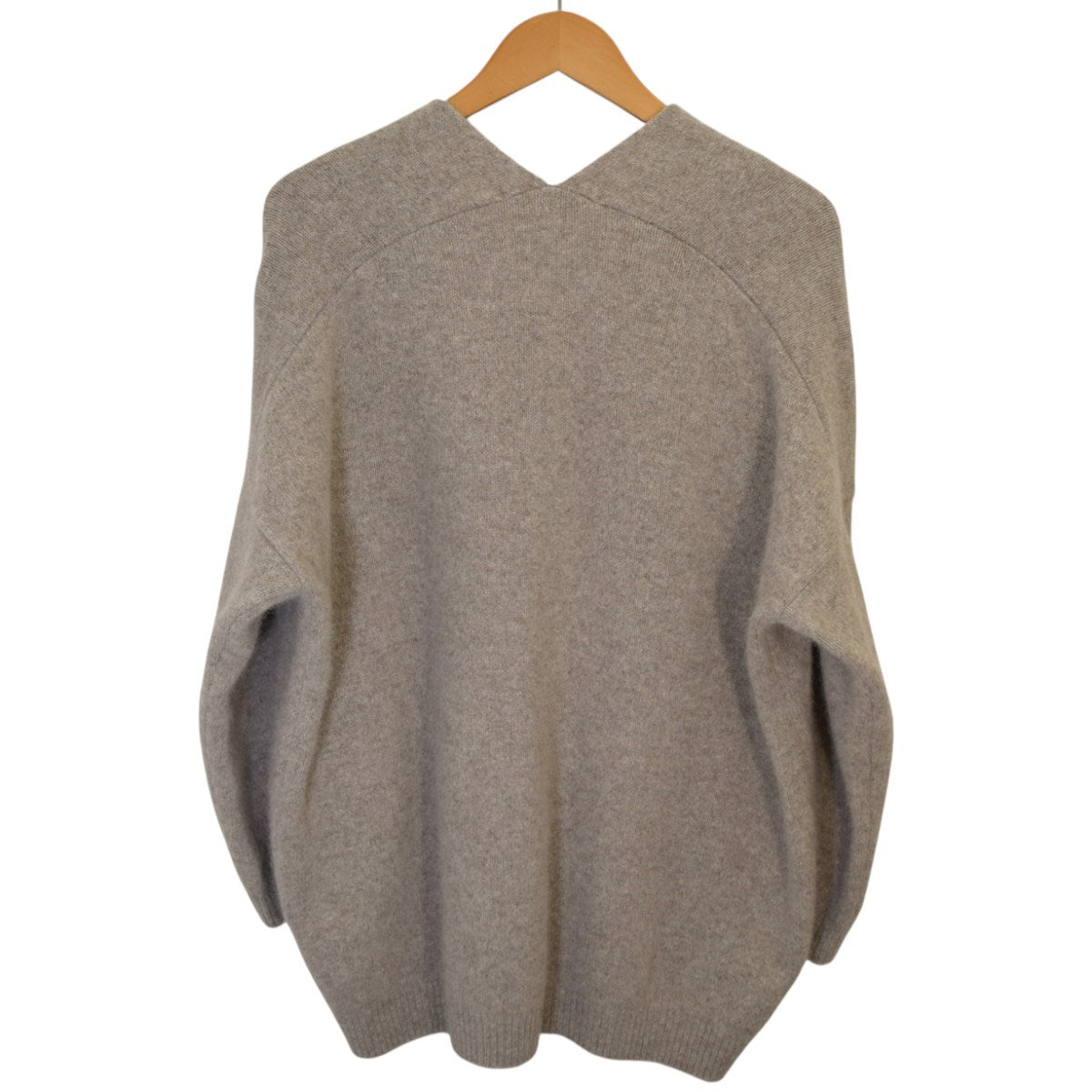 evam eva wool fox short robeニットカーディガンE223K214 古着・中古-2枚目のアイテム画像