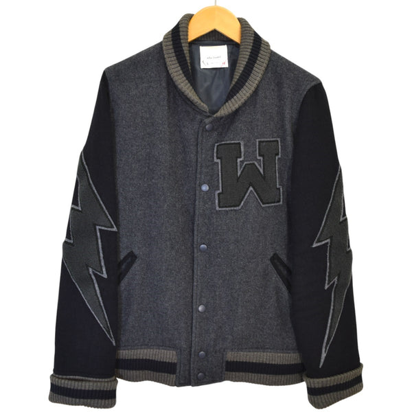 whiz limited(ウィズリミテッド) スタジャン グレー×ブラック サイズ L