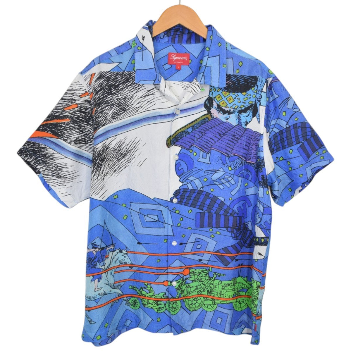 Ronin Silk S／S Shirtシルクオープンカラーシャツ 2023SS