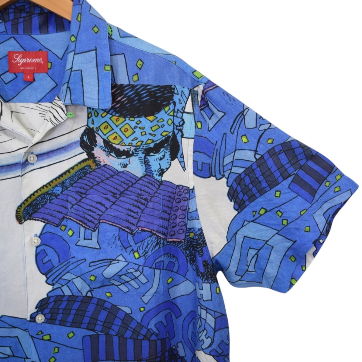 Ronin Silk S／S Shirtシルクオープンカラーシャツ 2023SS