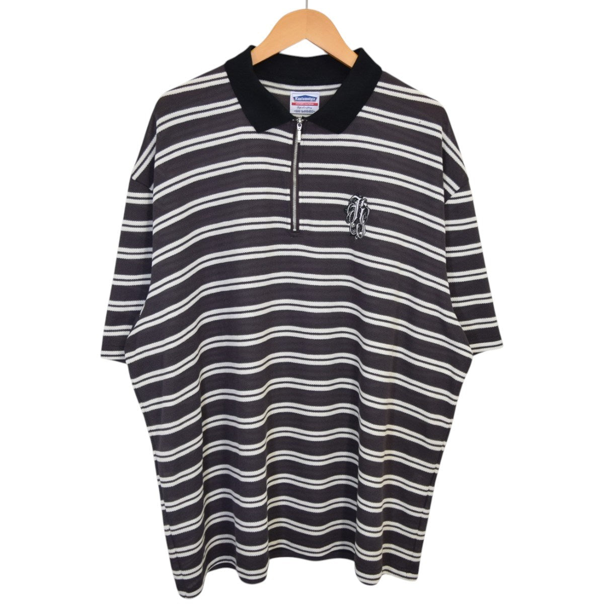 KUSTOMSTYLE KARMA BORDER HALF ZIP SHIRTSハーフジップシャツ 2025SS 古着・中古-1枚目のアイテム画像