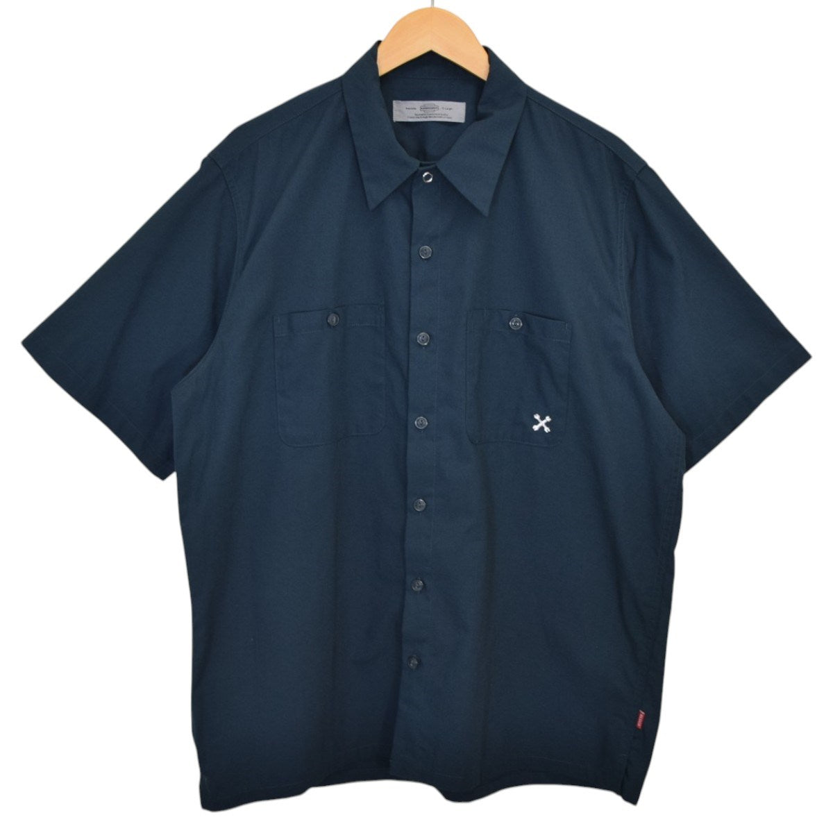 BLUCO WORK GARMENT STANDARD WORK SHIRTS S／Sスタンダードワークシャツ ショートスリーブOL-108-022 古着・中古-1枚目のアイテム画像