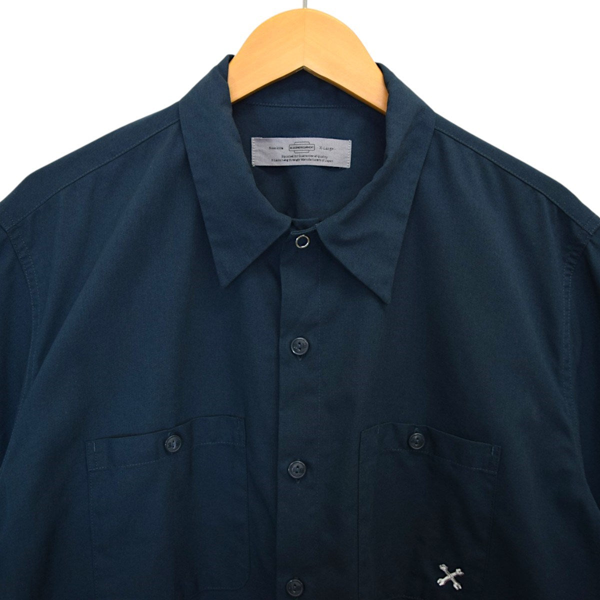 BLUCO WORK GARMENT STANDARD WORK SHIRTS S／Sスタンダードワークシャツ ショートスリーブOL-108-022 古着・中古-3枚目のアイテム画像