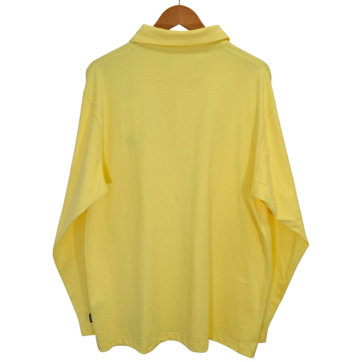 BLUCO WORK GARMENT HEAVY DRY COTTON POLO NECK L／S TEEポロシャツ155-12-013 古着・中古-2枚目のアイテム画像