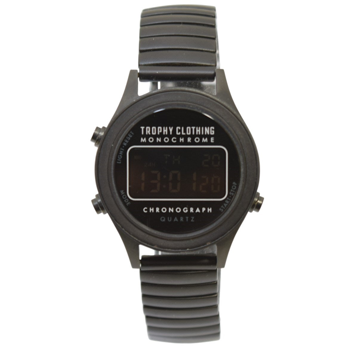 TROPHY CLOTHING×VAGUE WATCH CO． Monochrome DG Watch Stainless BeltデジタルウォッチTR-W07 古着・中古-2枚目のアイテム画像