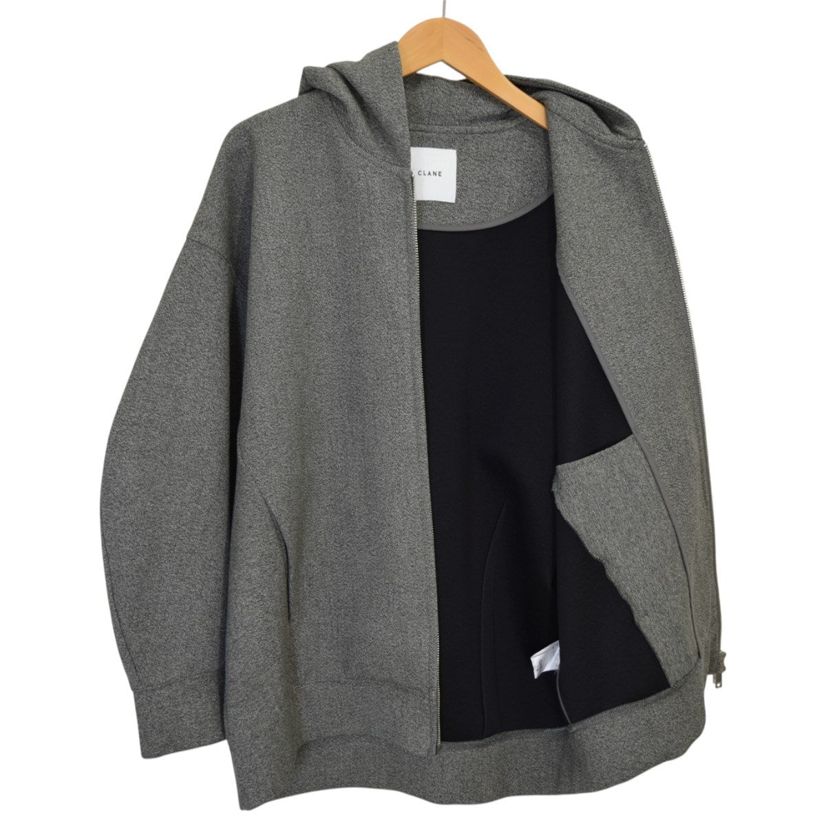 CLANE(クラネ) CONSTRUCTIVE BONDING HOODIEジップパーカー19104-0502