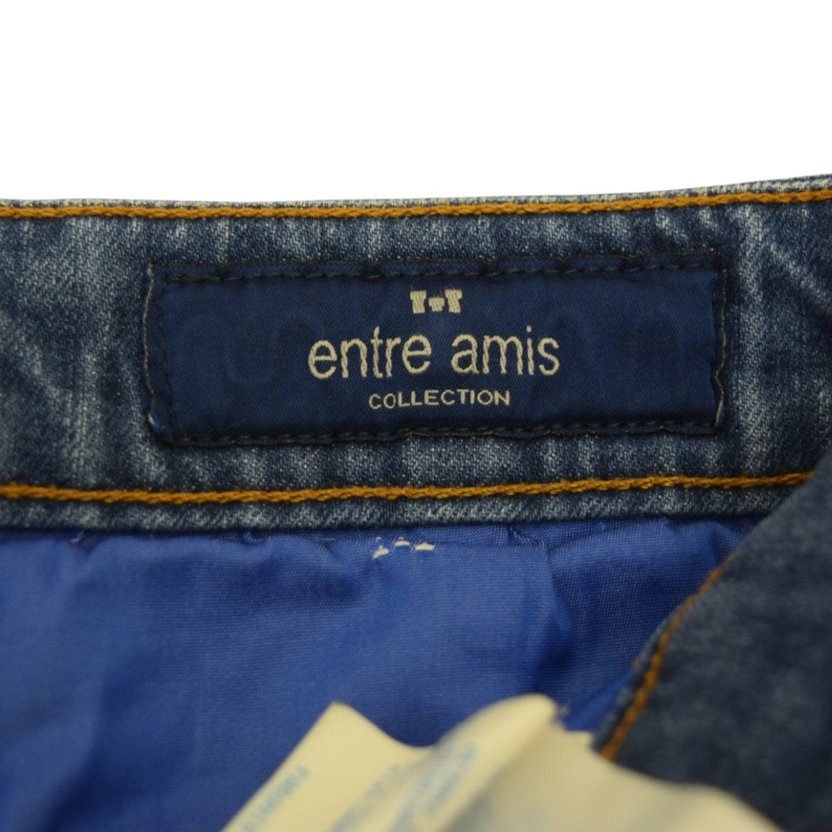 ENTRE AMIS テーパードストレッチデニムスラックス 古着・中古-7枚目のアイテム画像