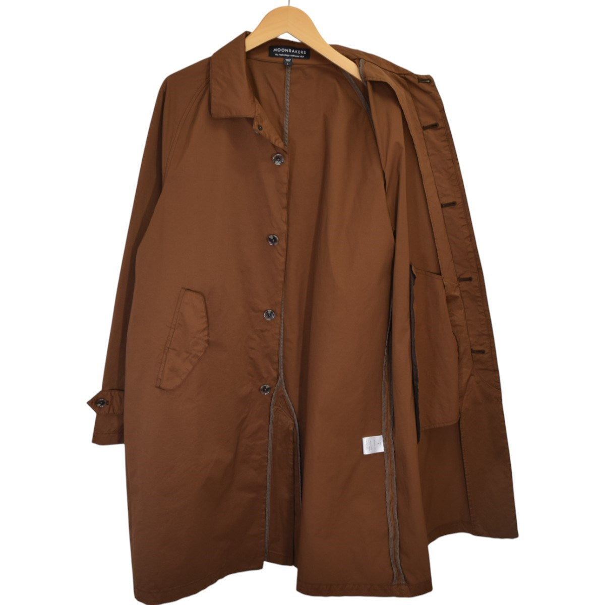 MOONRAKERS ステンカラーコート 古着・中古-3枚目のアイテム画像