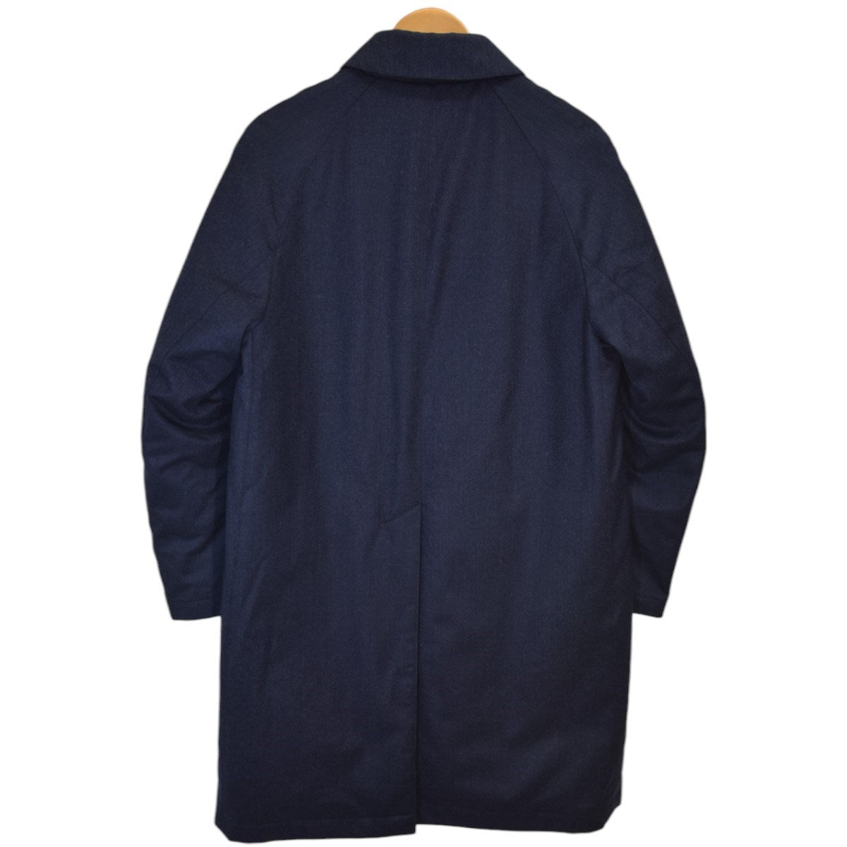 SHIPS×Vitale Barberis Canonico ダウンステンカラーコート 古着・中古-2枚目のアイテム画像