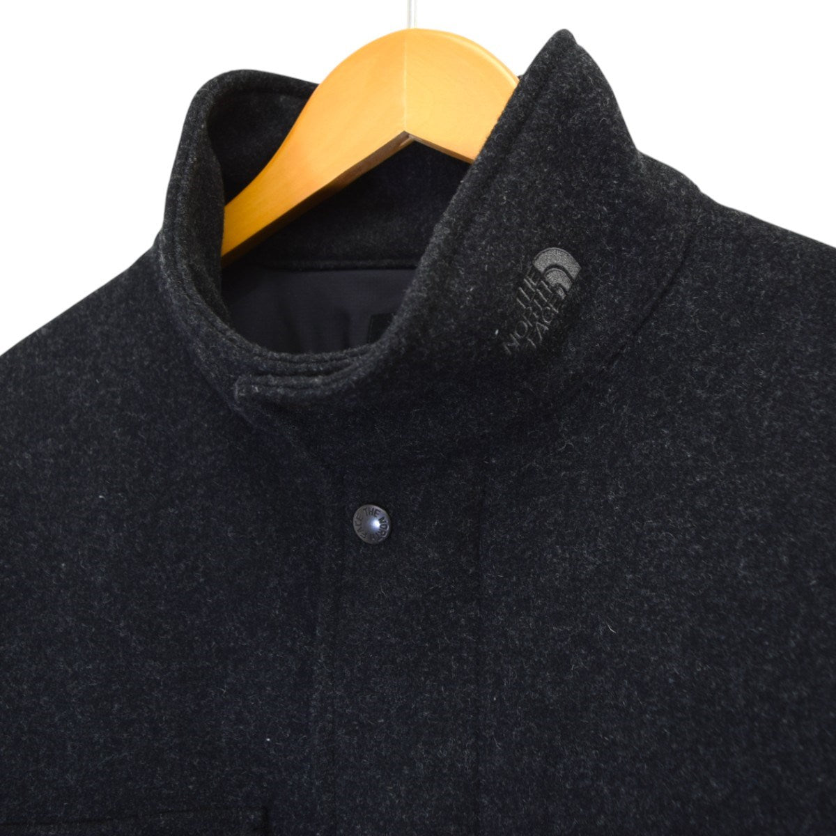 THE NORTH FACE ウィンドストッパーウッドランドウールジャケット中綿ジャケットNY82430 古着・中古-4枚目のアイテム画像