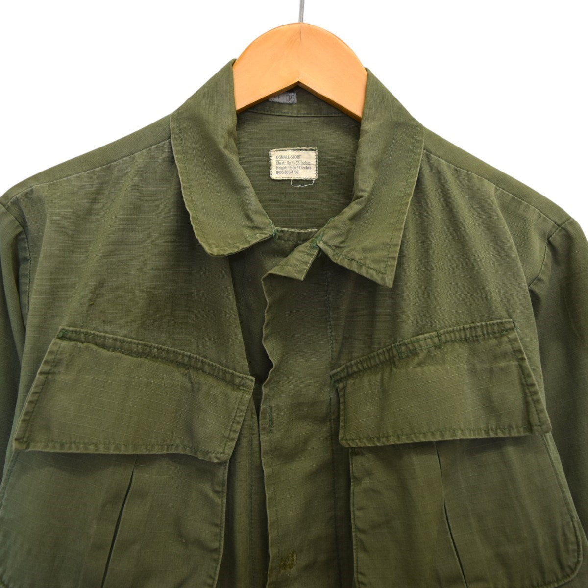 US ARMY 4thジャングルファティーグ 古着・中古-3枚目のアイテム画像