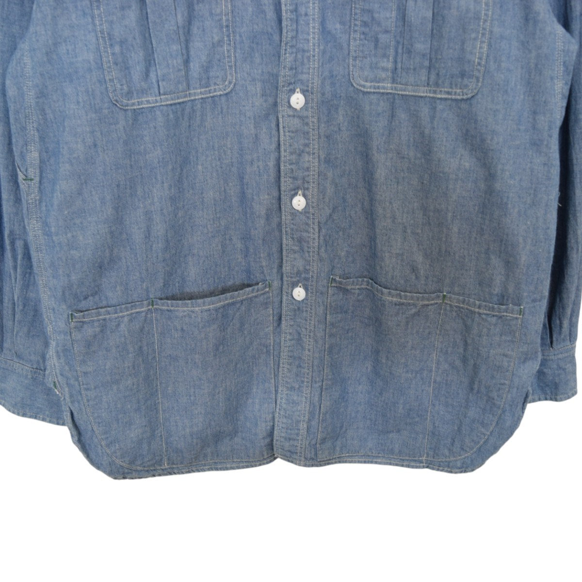 SASSAFRAS Botanical Scout Apron Shirtボタニカル スカウト エプロンシャツ 古着・中古-4枚目のアイテム画像