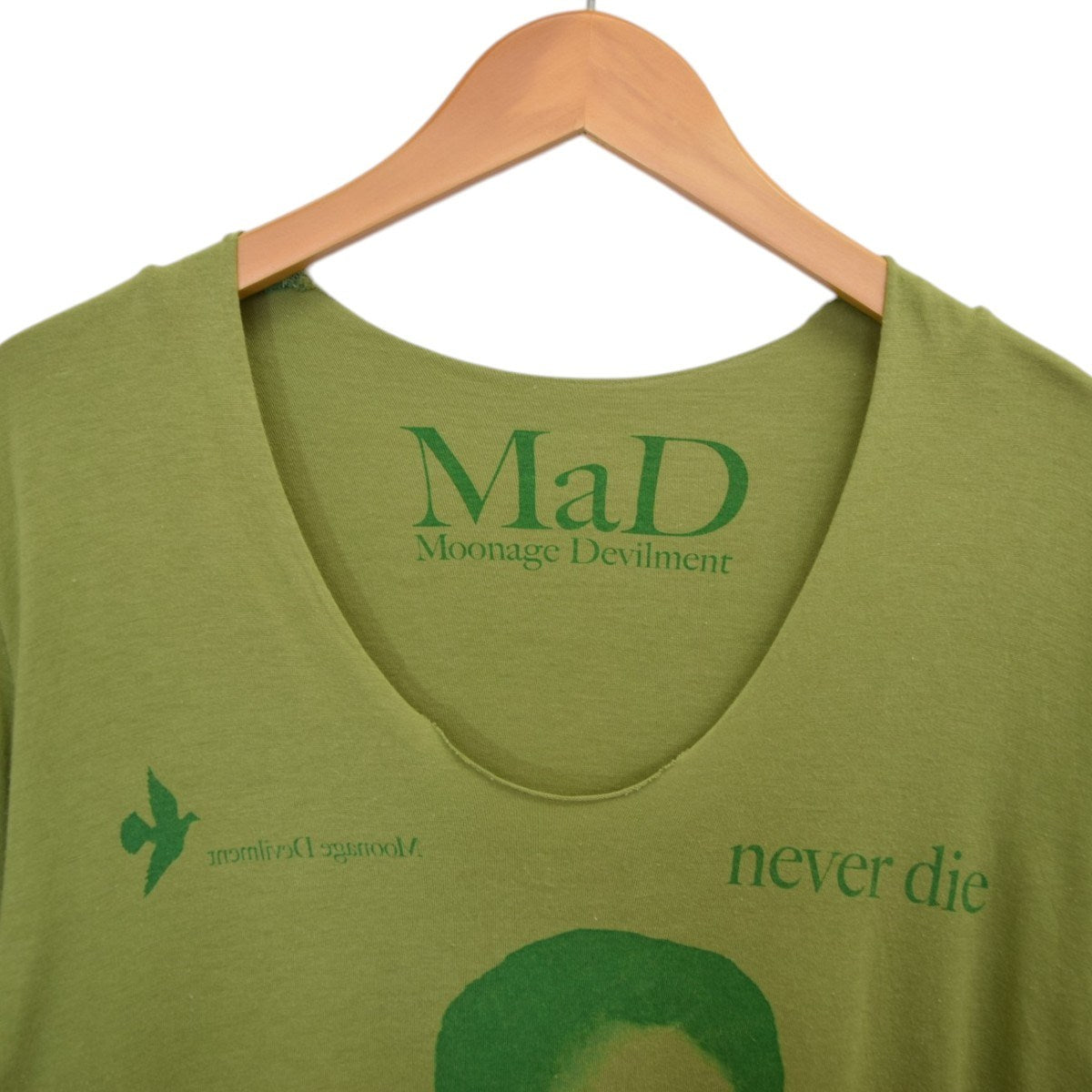 never die カットオフプリントTシャツmcs-0084
