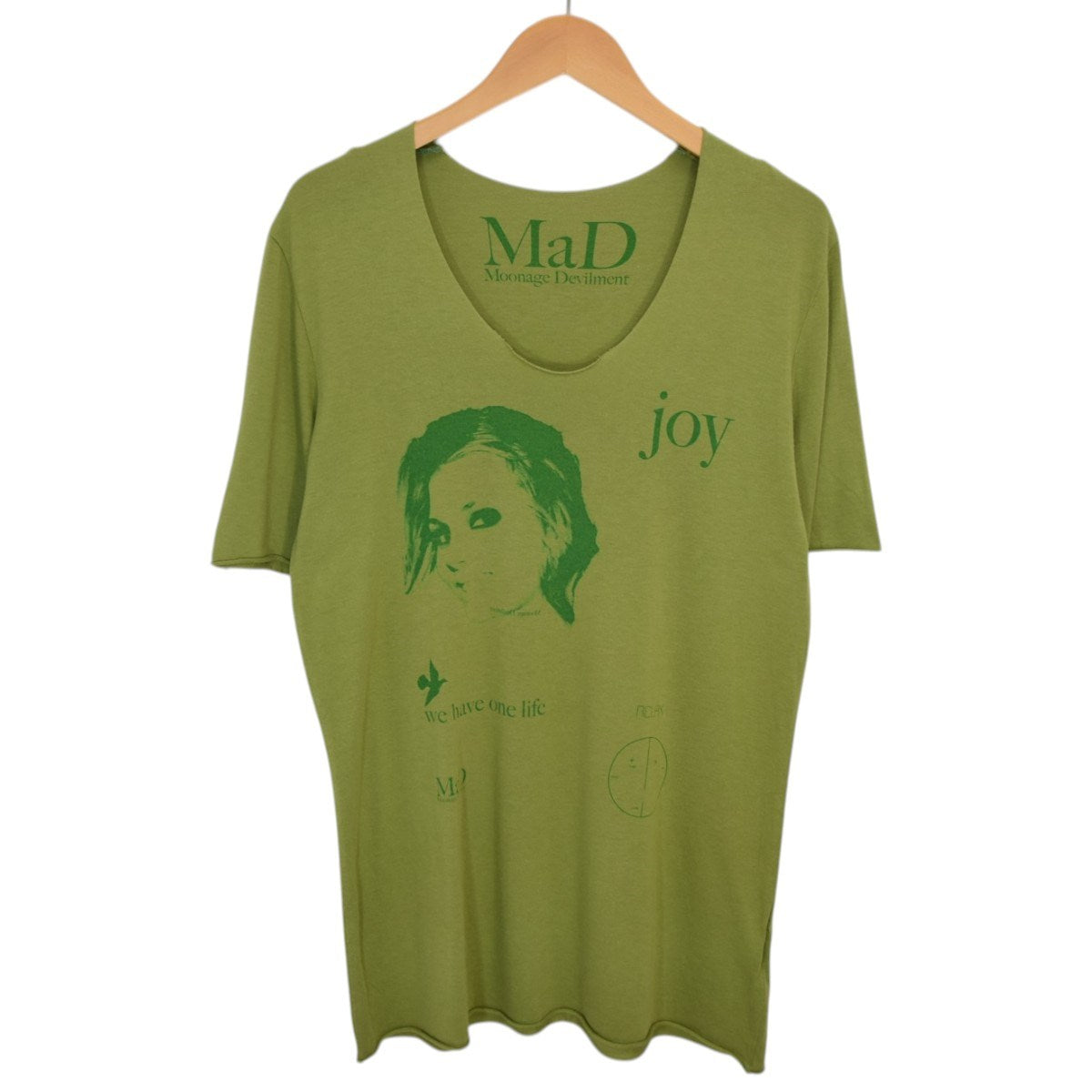 joy カットオフプリントTシャツmcs-0083