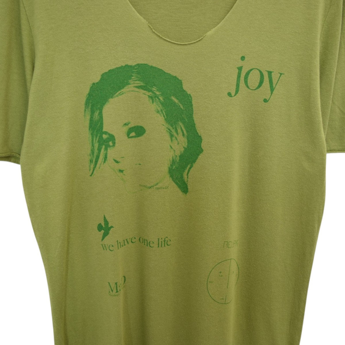 joy カットオフプリントTシャツmcs-0083