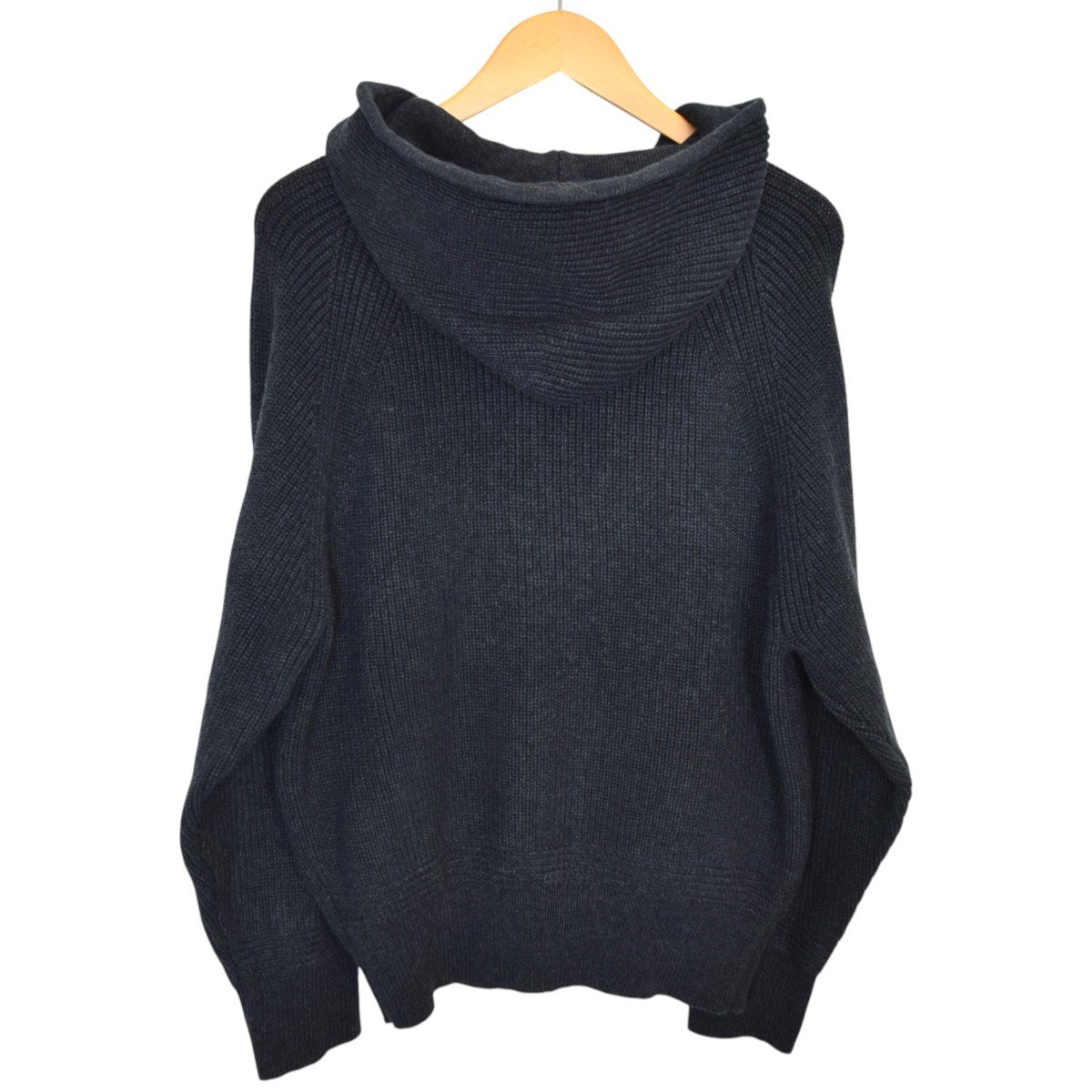 WYM LIDNM AZE KNIT CROPPED HOODIEアゼニットジップパーカーWYkn1021 古着・中古-2枚目のアイテム画像