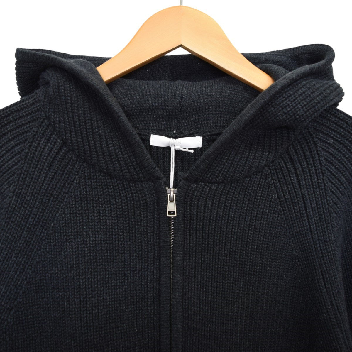 WYM LIDNM AZE KNIT CROPPED HOODIEアゼニットジップパーカーWYkn1021 古着・中古-4枚目のアイテム画像