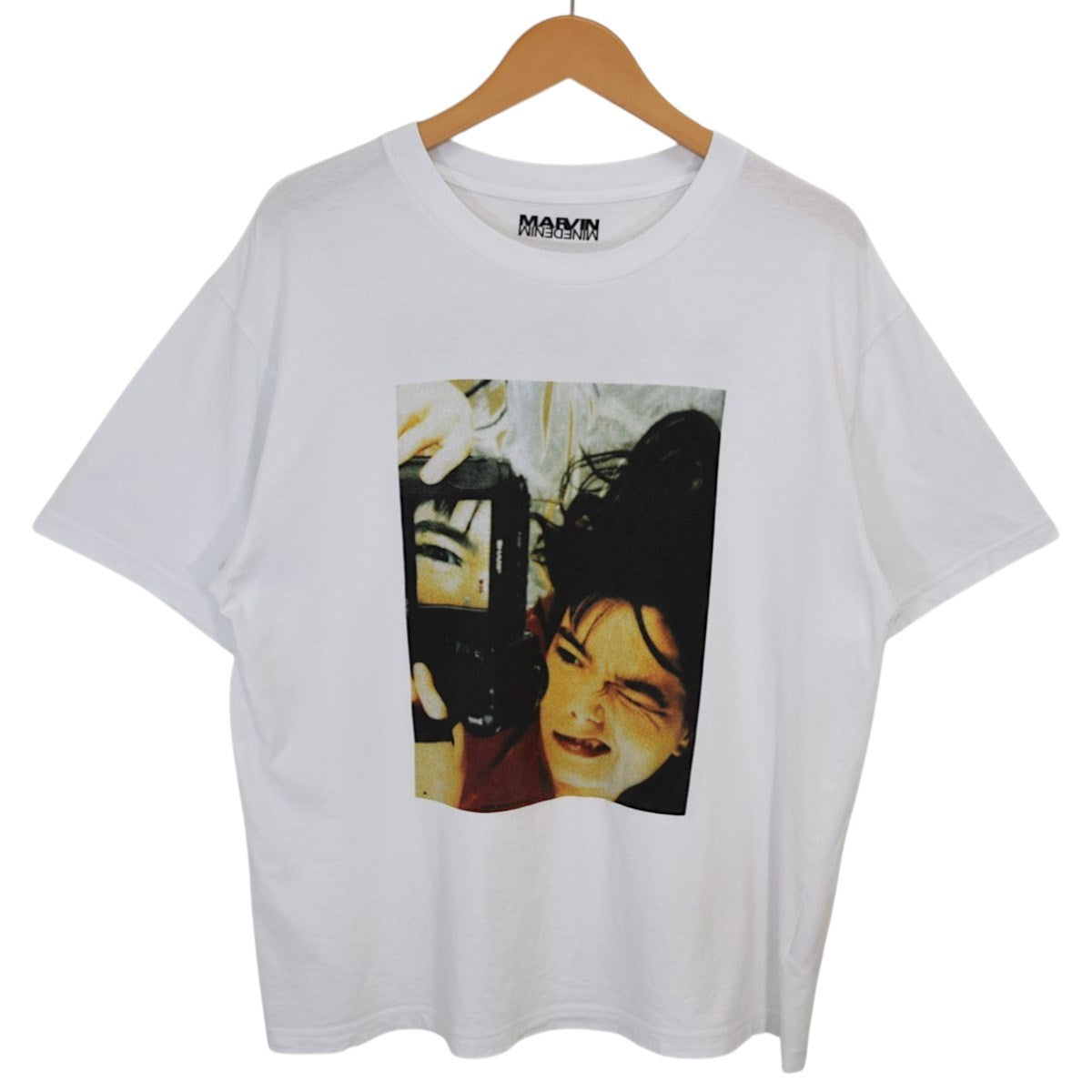 MINEDENIM×MARVIN MARVIN T-SH (BJORK)ビョークプリントTシャツMND-MRV004-00-M2 古着・中古-1枚目のアイテム画像
