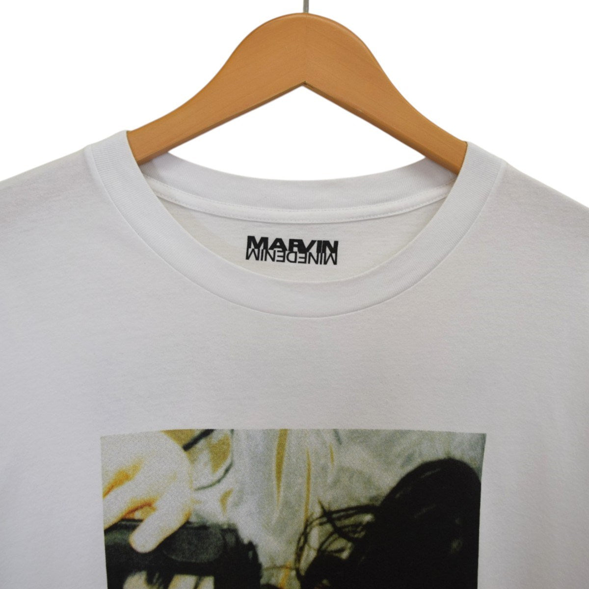 MINEDENIM×MARVIN MARVIN T-SH (BJORK)ビョークプリントTシャツMND-MRV004-00-M2 古着・中古-4枚目のアイテム画像