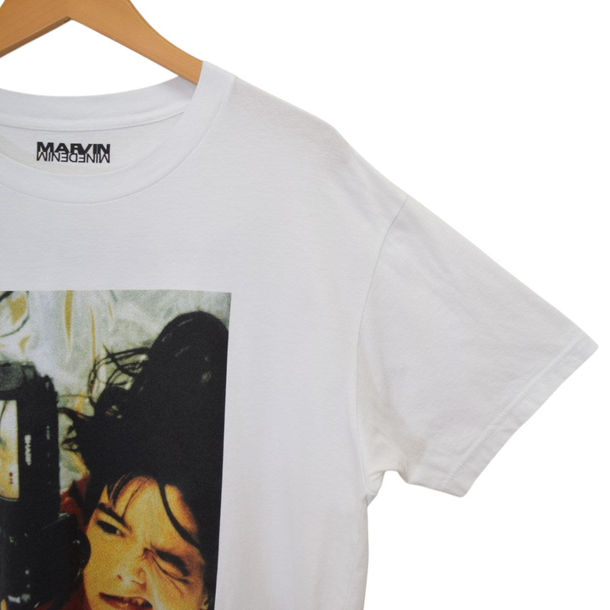 MINEDENIM×MARVIN MARVIN T-SH (BJORK)ビョークプリントTシャツMND-MRV004-00-M2 古着・中古-5枚目のアイテム画像