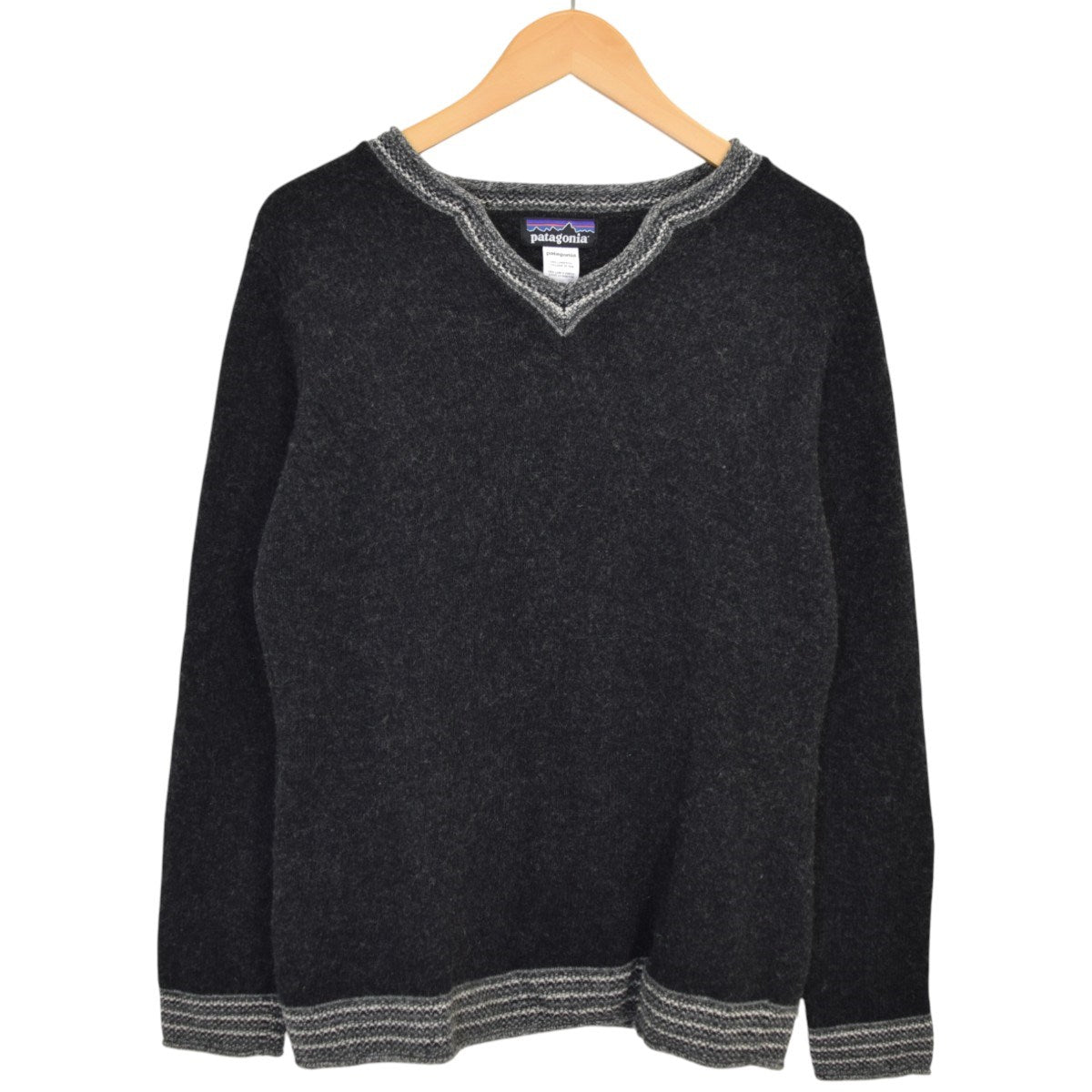 Patagonia Vネックニット50675 古着・中古-1枚目のアイテム画像
