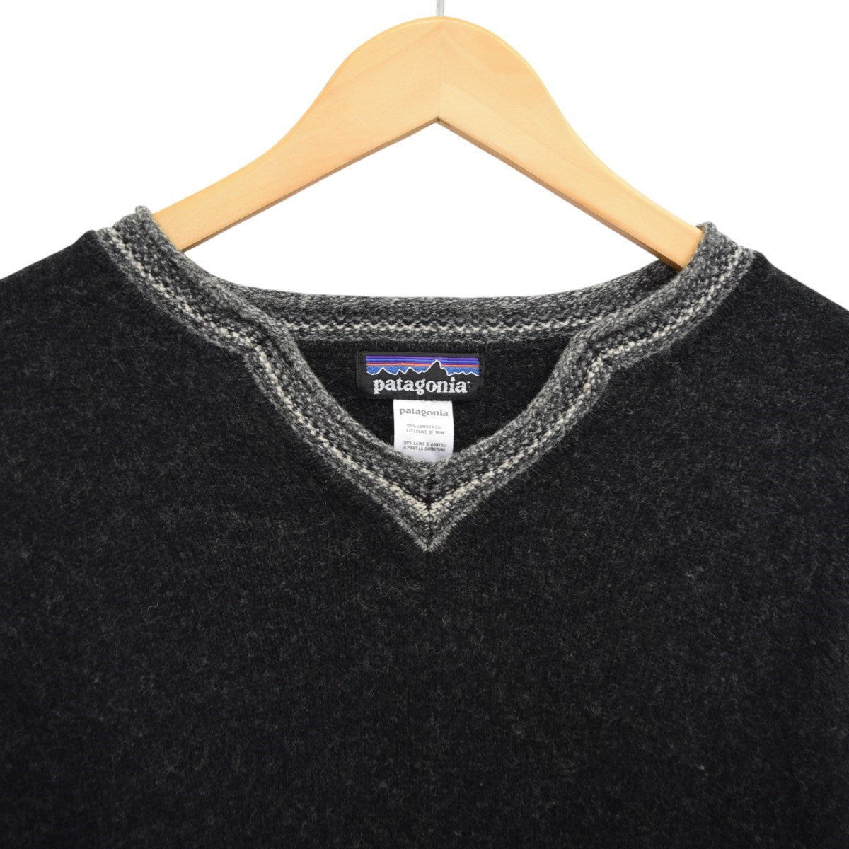 Patagonia Vネックニット50675 古着・中古-3枚目のアイテム画像