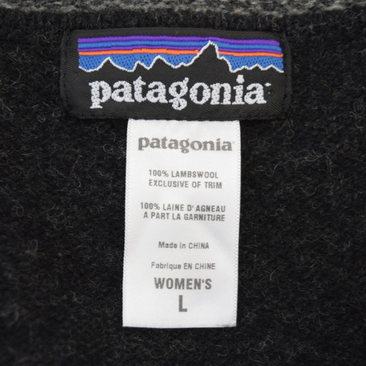 Patagonia Vネックニット50675 古着・中古-5枚目のアイテム画像