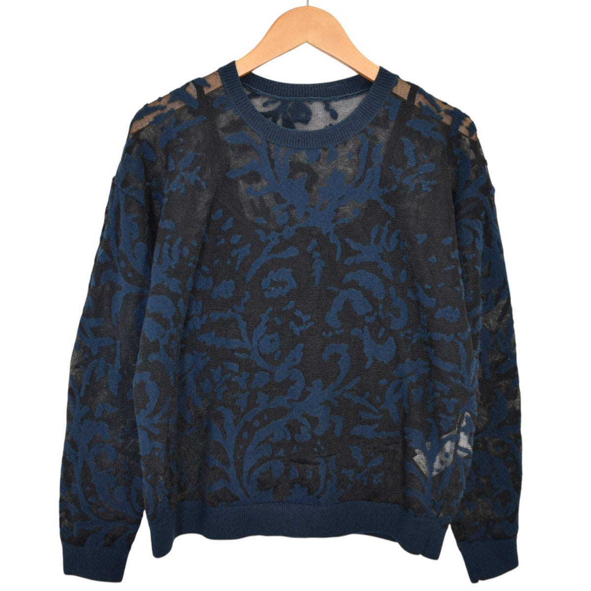 AMERI EVORER FLOWER SHEER TOPインナー付 フラワーシアートップ 古着・中古-1枚目のアイテム画像