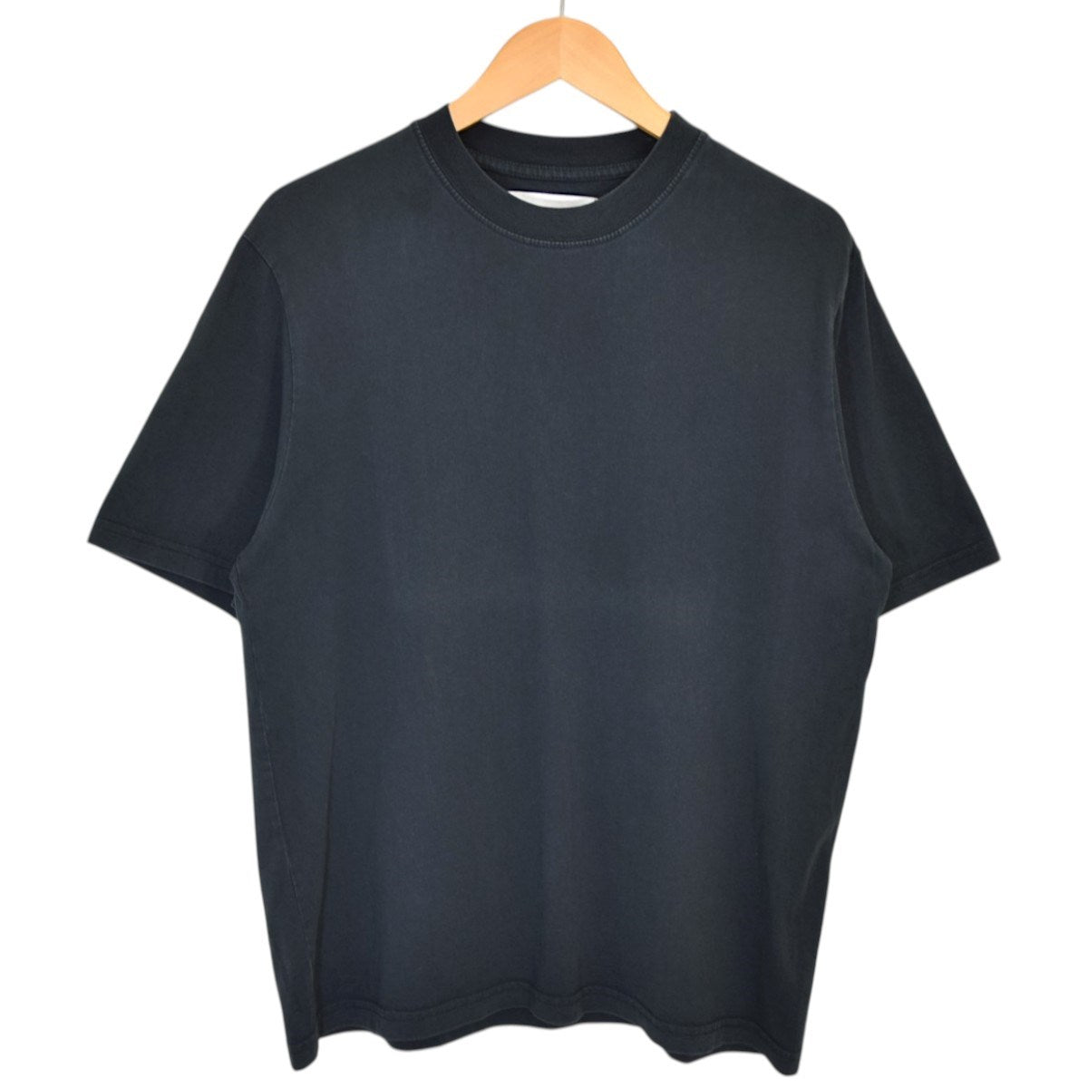 LW COMPACT COTTON BRANDED EASY FIT SHORT SLEEVE T-SHIRTクルーネックTシャツSNM-373