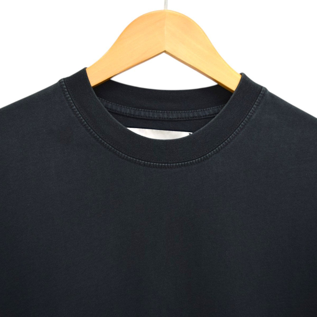 LW COMPACT COTTON BRANDED EASY FIT SHORT SLEEVE T-SHIRTクルーネックTシャツSNM-373