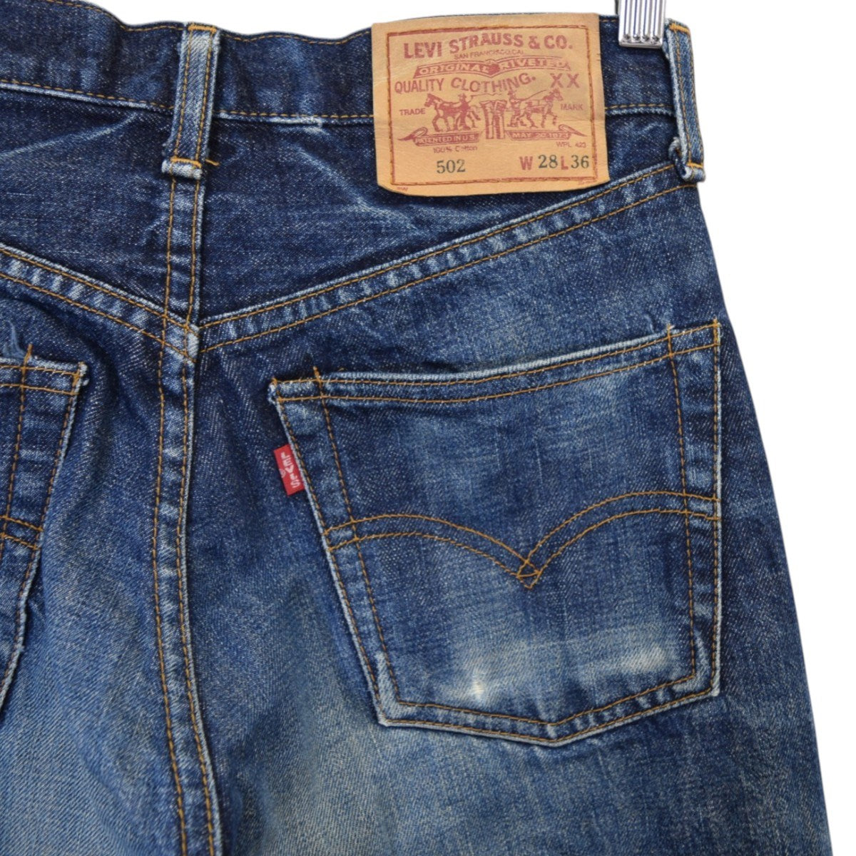 LEVI’S 502XX デニムパンツ 復刻 日本製 J09刻印502-XX 古着・中古-3枚目のアイテム画像