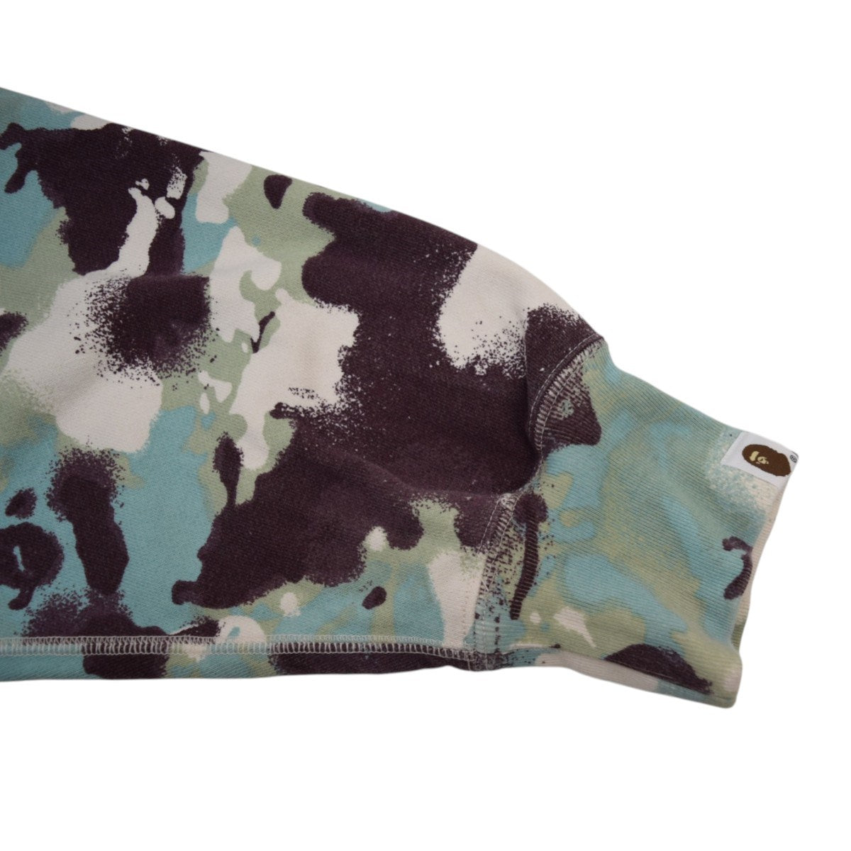 A BATHING APE MAP CAMO CREWNECK RELAXED FIT SWEATSHIRTクルーネックスウェット001SWL301001M 古着・中古-4枚目のアイテム画像