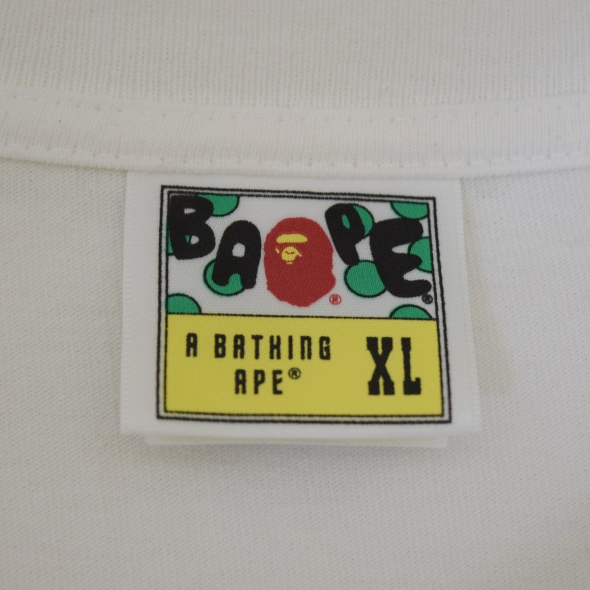 A BATHING APE ABC CAMO COLLEGE TEEABCカモ カレッジプリントTシャツ001TEK801005M 古着・中古-6枚目のアイテム画像