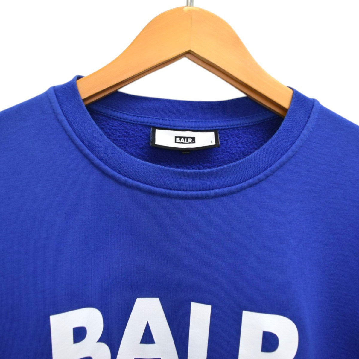 BALR．(ボーラー) クルーネックスウェット ブルー サイズ L｜【公式