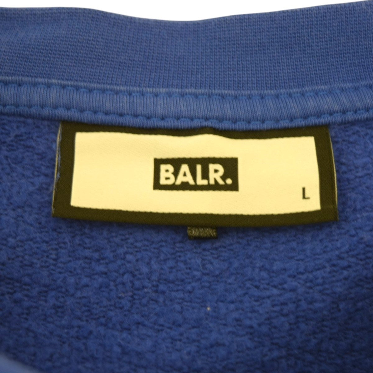 BALR．(ボーラー) クルーネックスウェット ブルー サイズ L｜【公式