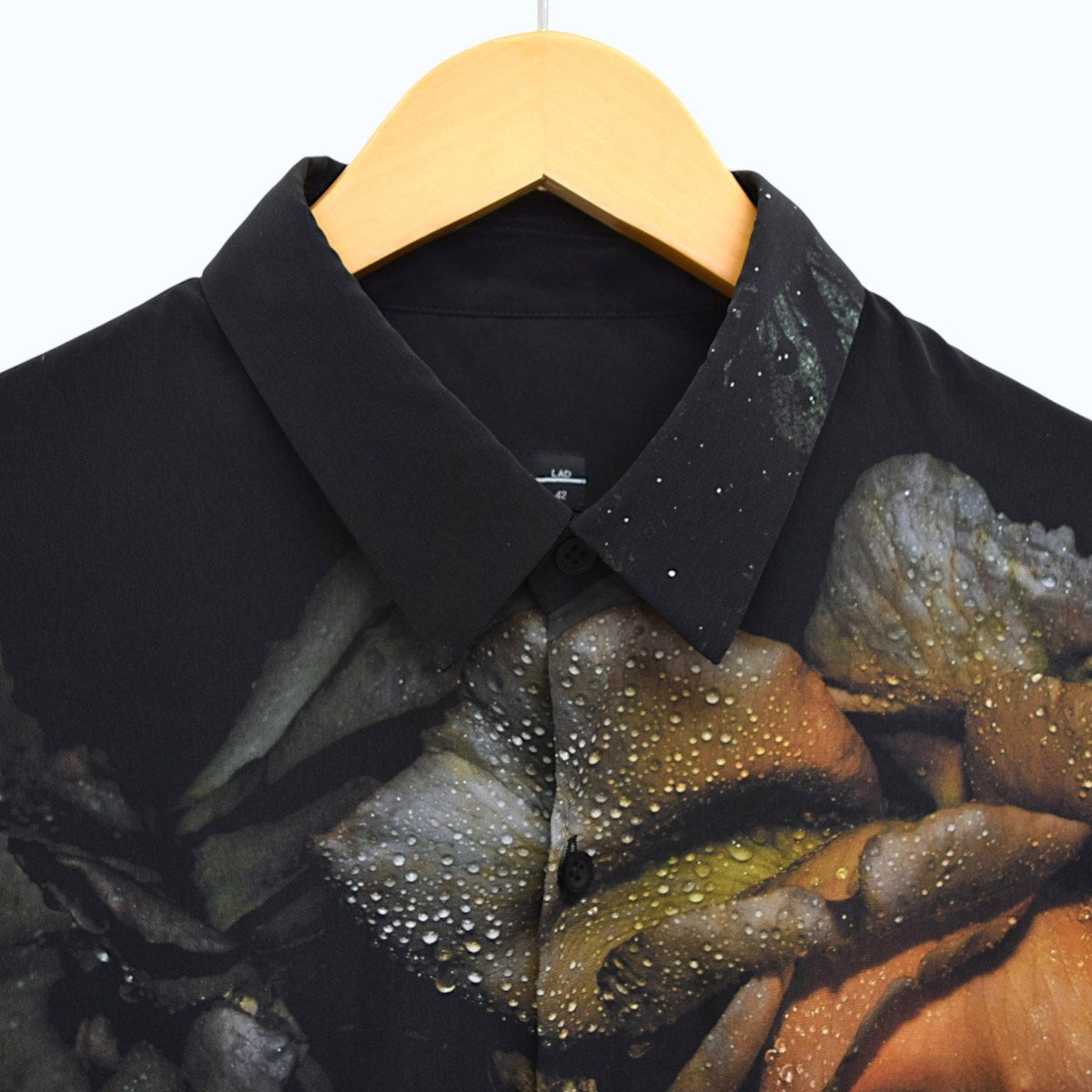 LAD MUSICIAN DECHINE RAIN FLOWER2 BIG SHIRTデシン レインフラワー ビッグシャツ2122-123 古着・中古-3枚目のアイテム画像