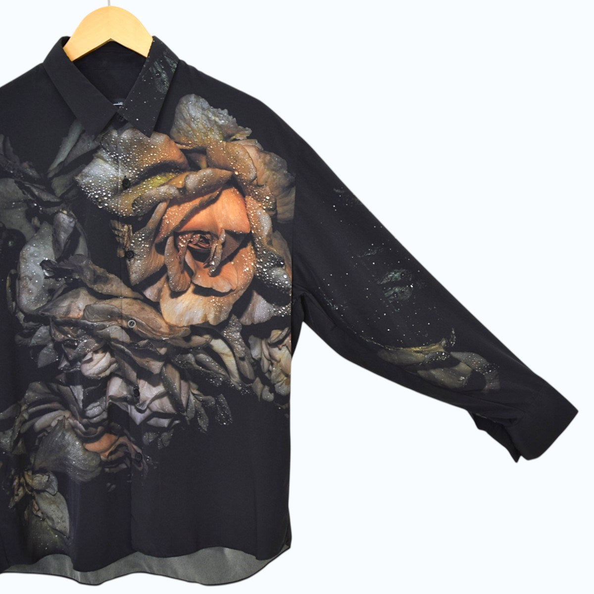 LAD MUSICIAN DECHINE RAIN FLOWER2 BIG SHIRTデシン レインフラワー ビッグシャツ2122-123 古着・中古-4枚目のアイテム画像