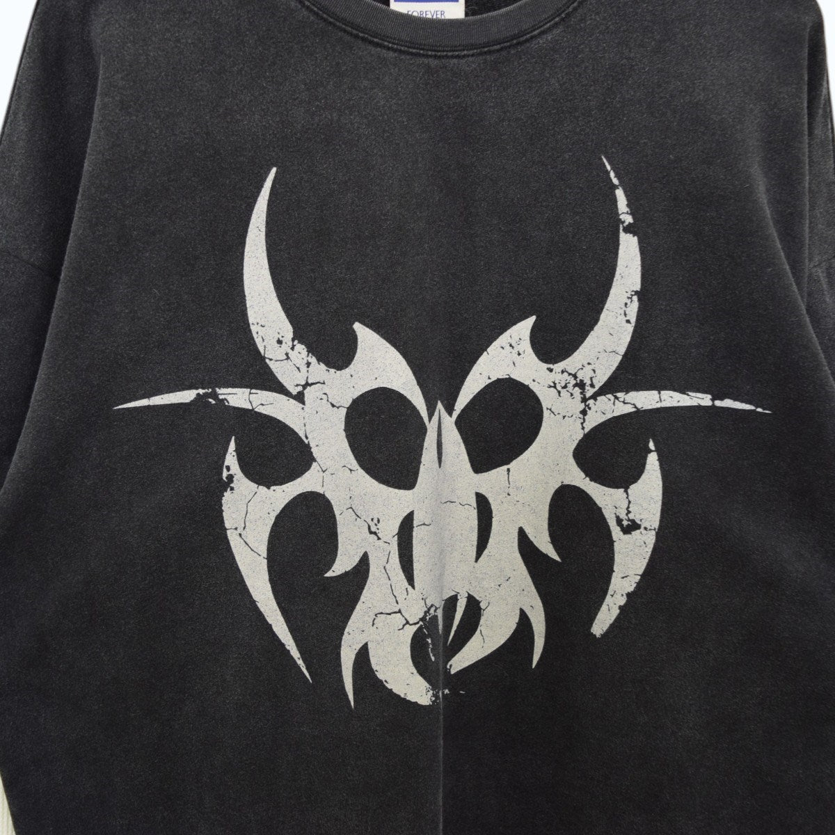 Chew FOREVER Roach Layered Longsleeveヴィンテージ加工レイヤードロングスリーブカットソー 古着・中古-4枚目のアイテム画像