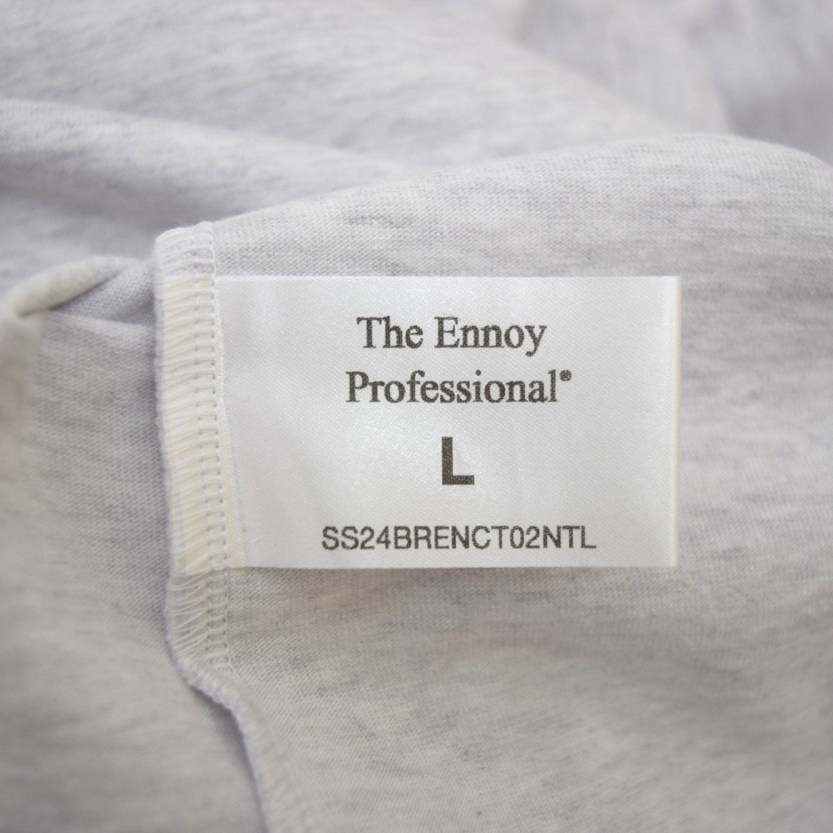 The Ennoy Professional ロゴラバーパッチTシャツSS24BRENCT02NTL 古着・中古-6枚目のアイテム画像