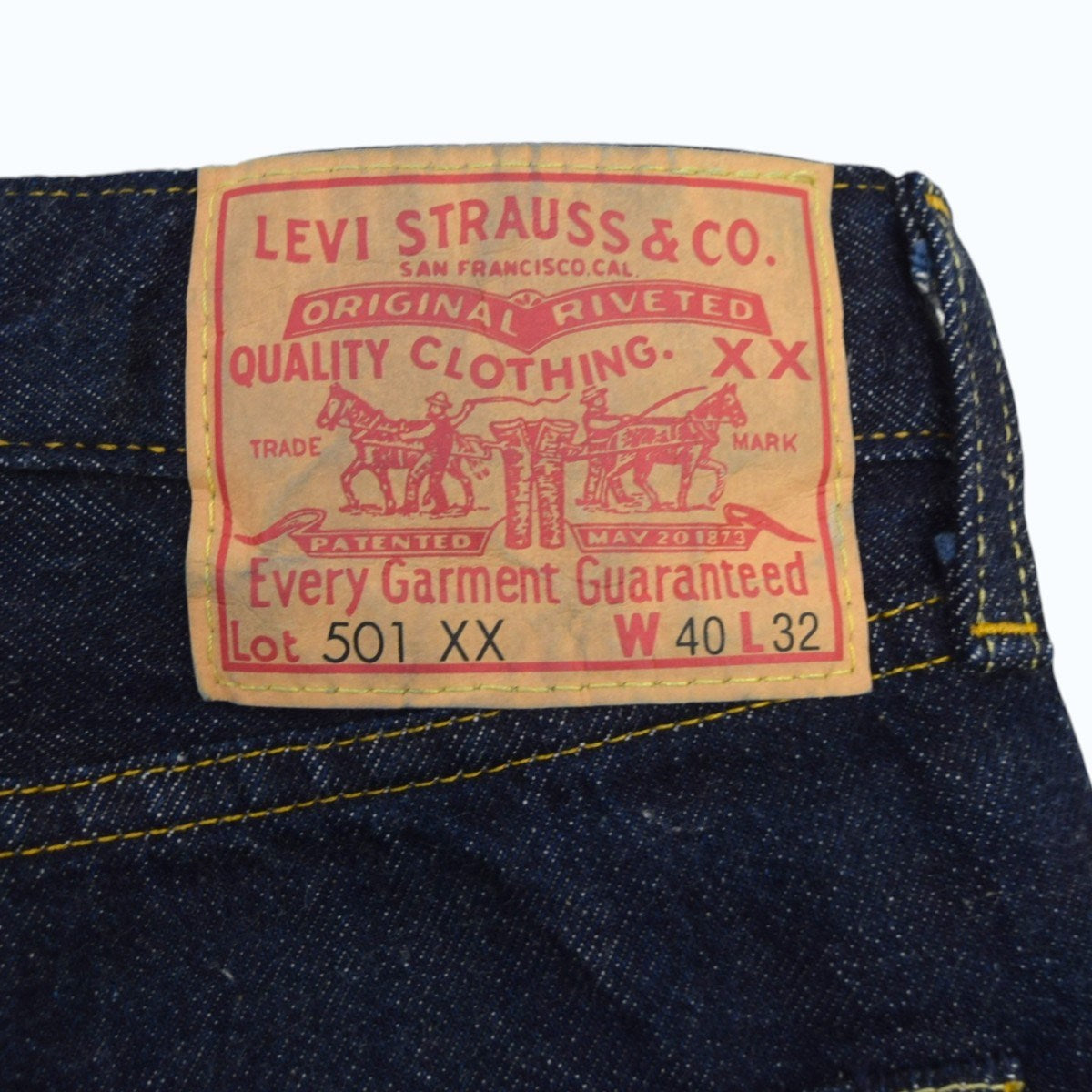 LEVI’S VINTAGE CLOTHING 501XX 1955モデル デニムパンツ50155-0080 古着・中古-6枚目のアイテム画像