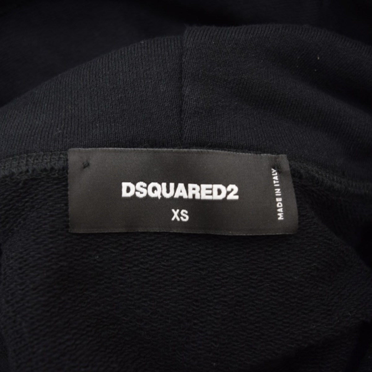 DSQUARED2 ラインストーンクロップドプルオーバーパーカー 2024AWS75GU0519 古着・中古-6枚目のアイテム画像