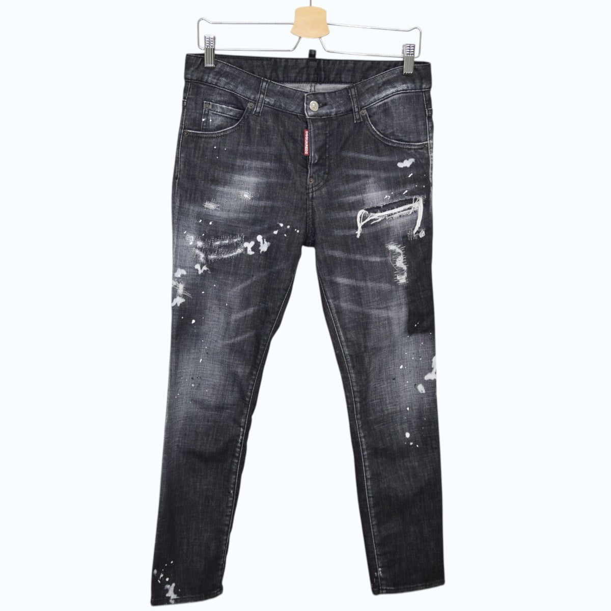 DSQUARED2 ダメージ加工スキニーデニムパンツS75LB0906 古着・中古-1枚目のアイテム画像