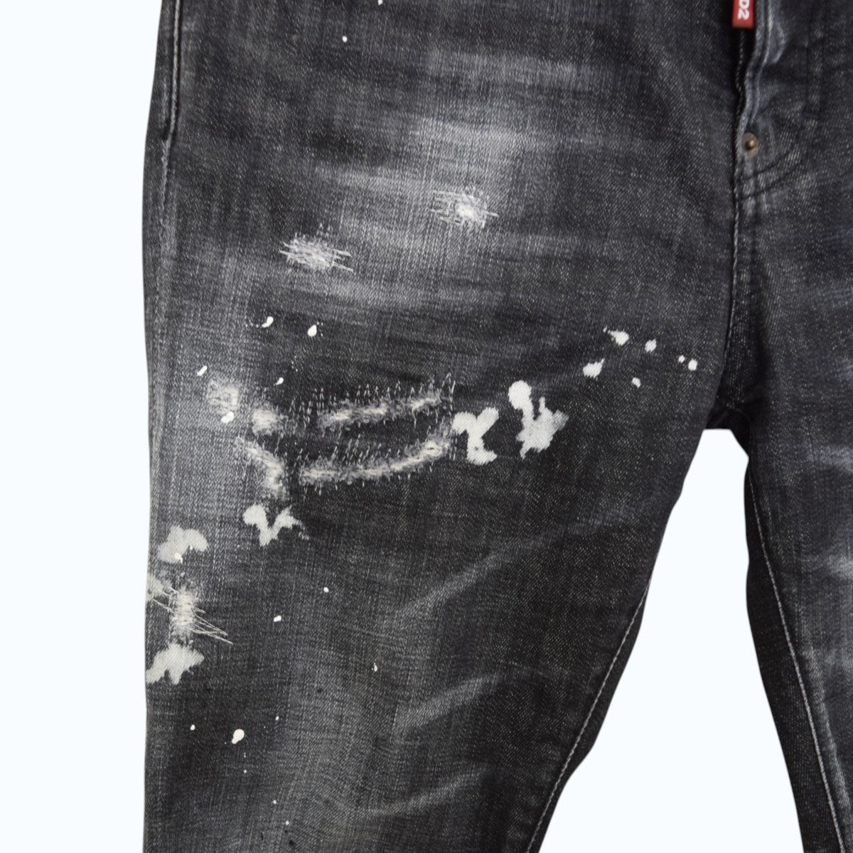 DSQUARED2 ダメージ加工スキニーデニムパンツS75LB0906 古着・中古-3枚目のアイテム画像