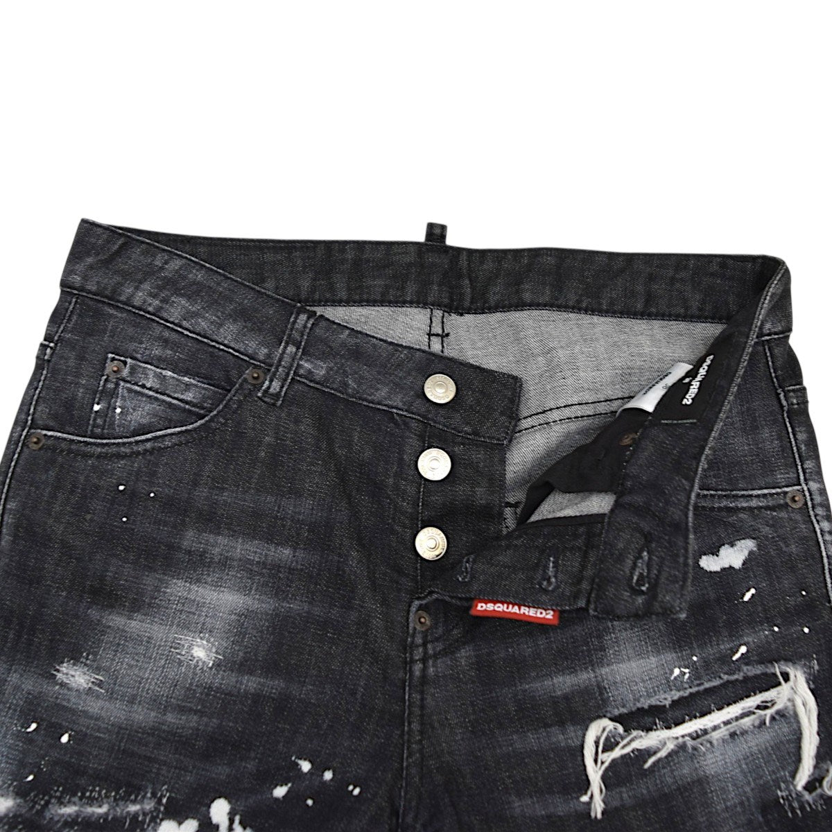 DSQUARED2 ダメージ加工スキニーデニムパンツS75LB0906 古着・中古-5枚目のアイテム画像