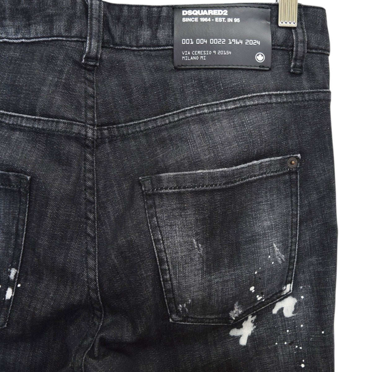 DSQUARED2 ダメージ加工スキニーデニムパンツS75LB0906 古着・中古-6枚目のアイテム画像