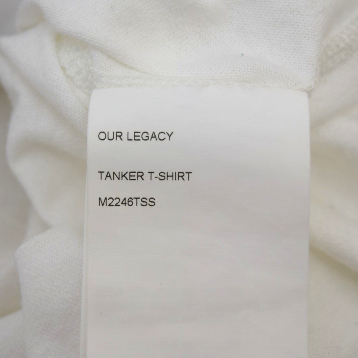 OUR LEGACY TANKER T-SHIRTプリントリンガーリンガーTシャツM2246TSS 古着・中古-8枚目のアイテム画像