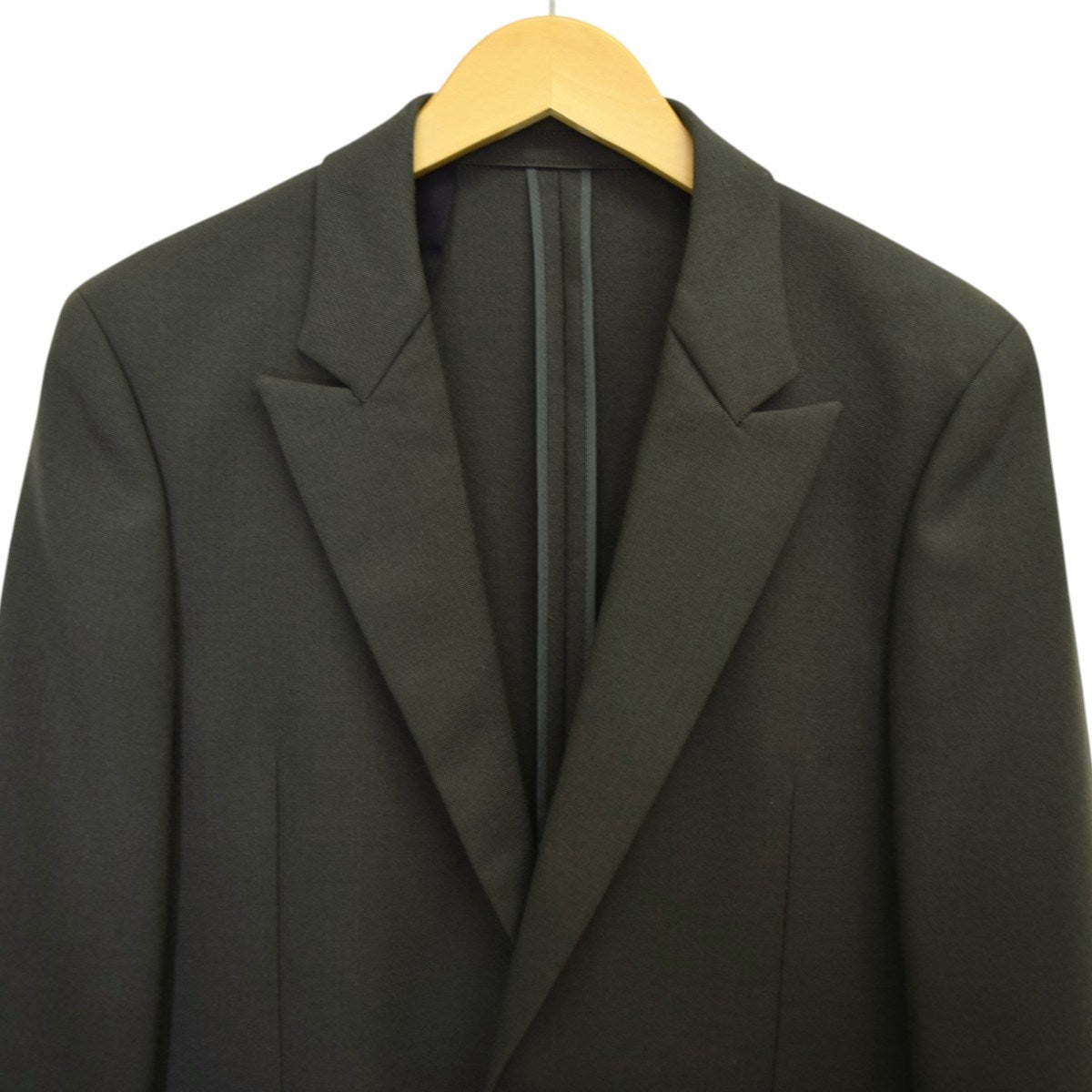 MARKAWARE ORGANIC WOOL HEAVY TROPICAL SEMI PEAKED LAPEL JACKETセミピークドラペルジャケットA22A-04JK01C 古着・中古-4枚目のアイテム画像