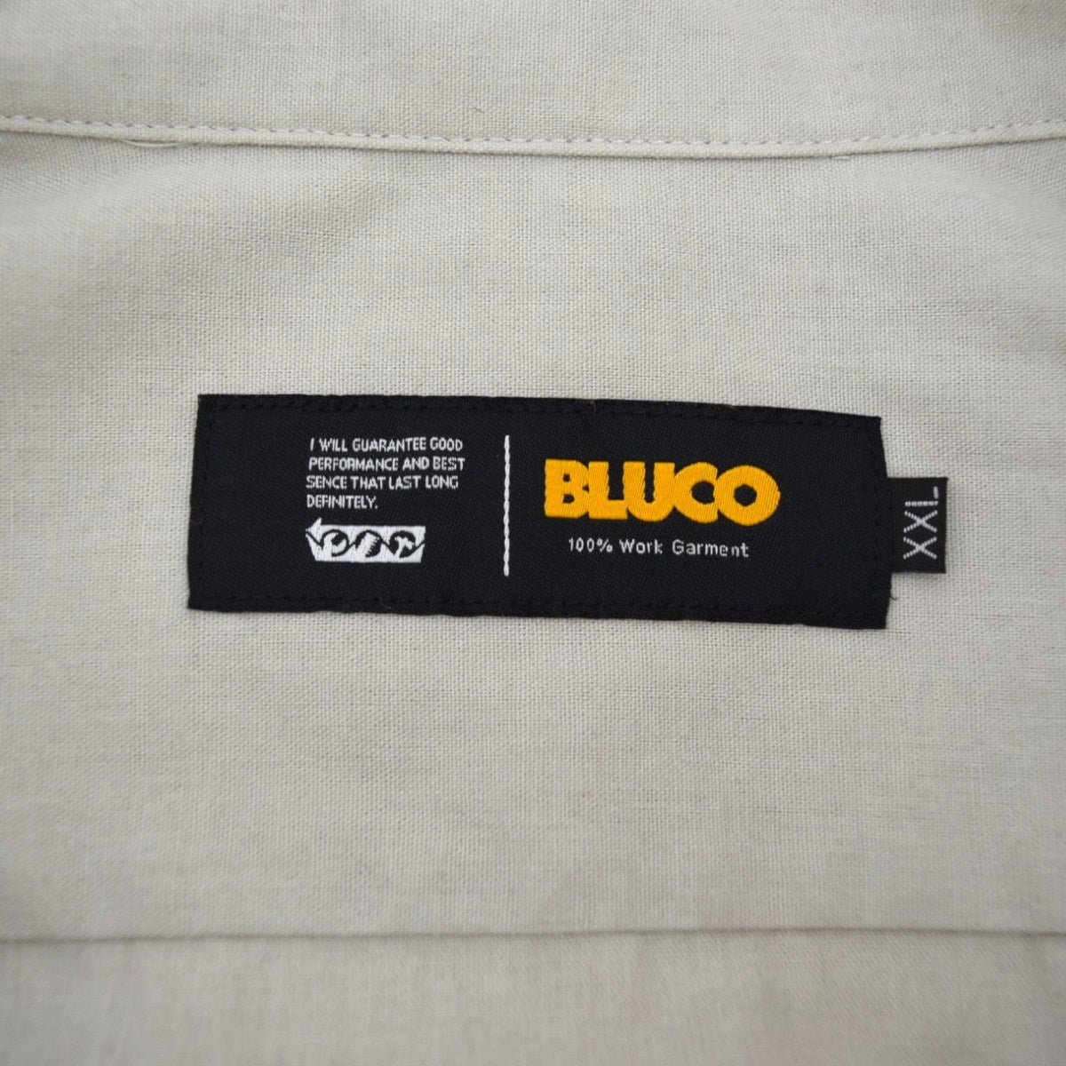 BLUCO WORK GARMENT STANDARD WORK SHIRT S／Sショートスリーブワークシャツ153-21-108 古着・中古-6枚目のアイテム画像