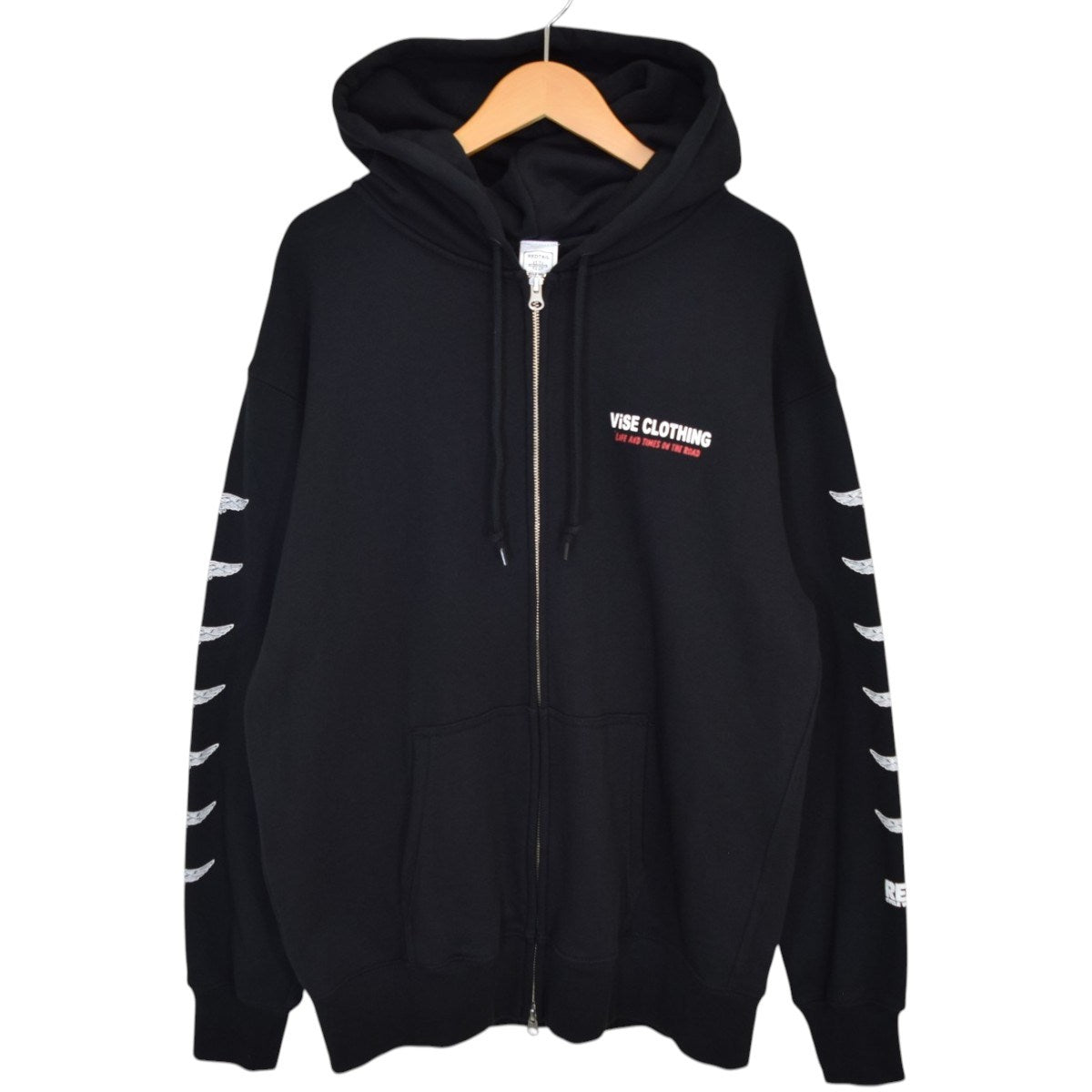 RED TAiL ViSE CLOTHiNG V-EAGLE Heavy Weight Full Zip Parkaジップパーカー 古着・中古-1枚目のアイテム画像